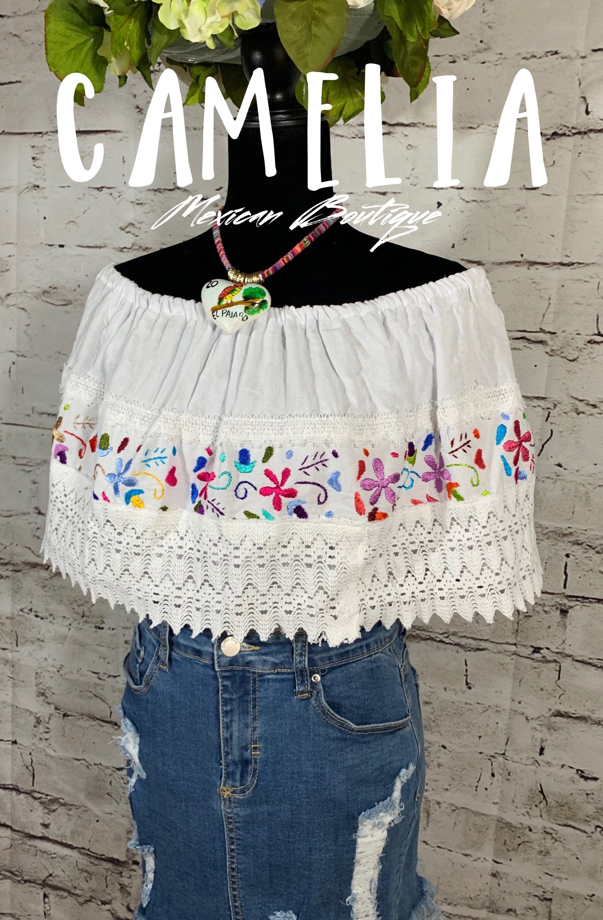 Off Shoulder Mexican Blouse - Margarita