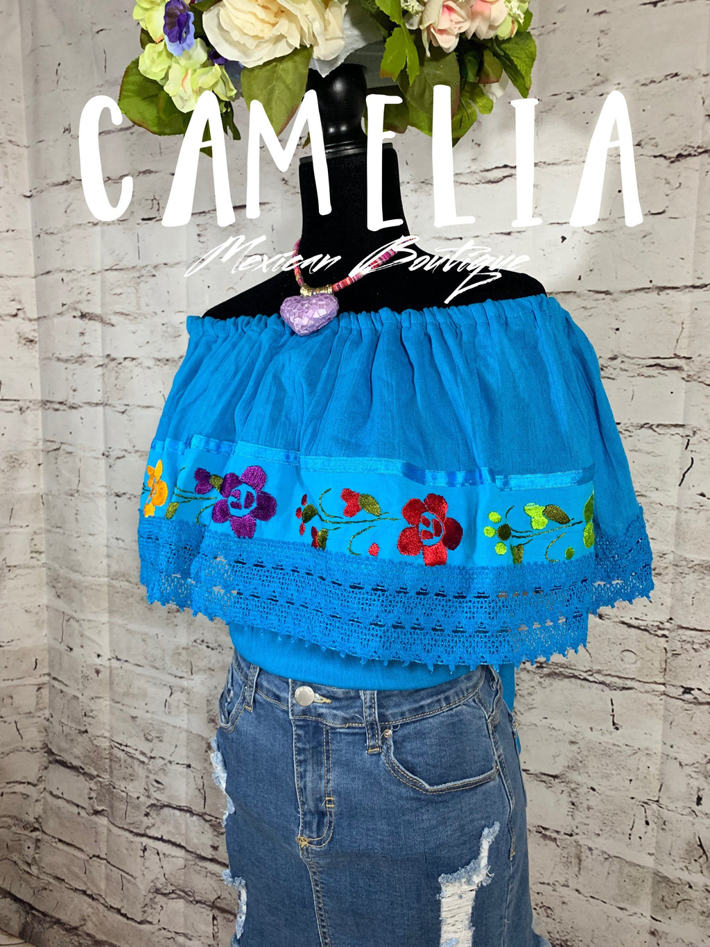 Off Shoulder Mexican Blouse - Margarita