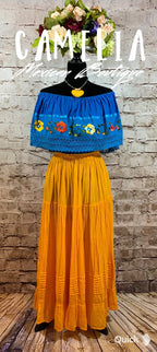 Off Shoulder Mexican Blouse - Margarita