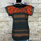 Paloma Loomed Mexican Blouse - 2 Tone