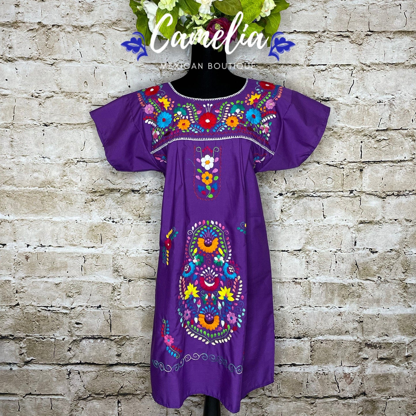 Puebla Dress for Women - Knee Length