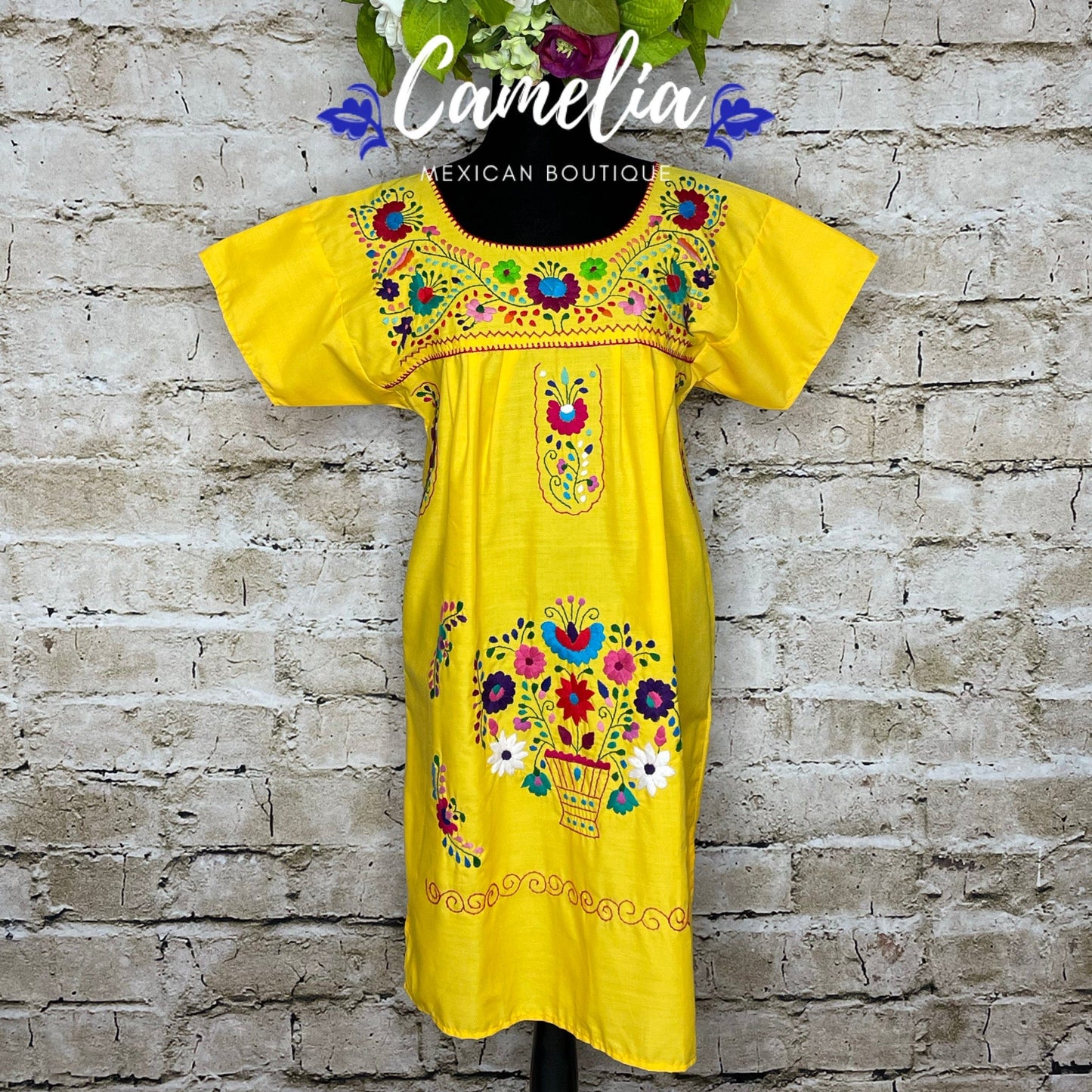 Puebla Dress for Women - Knee Length