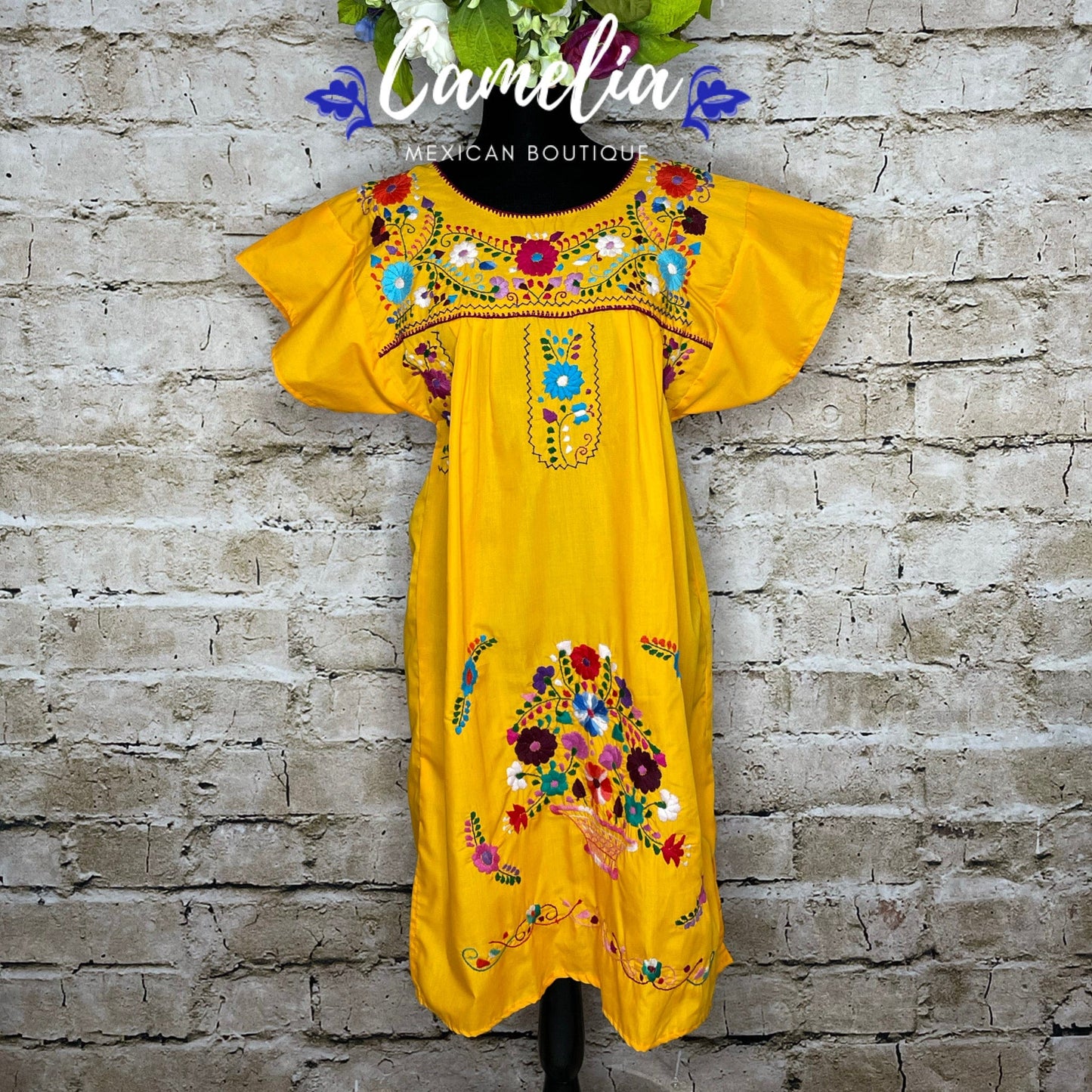 Puebla Dress for Women - Knee Length