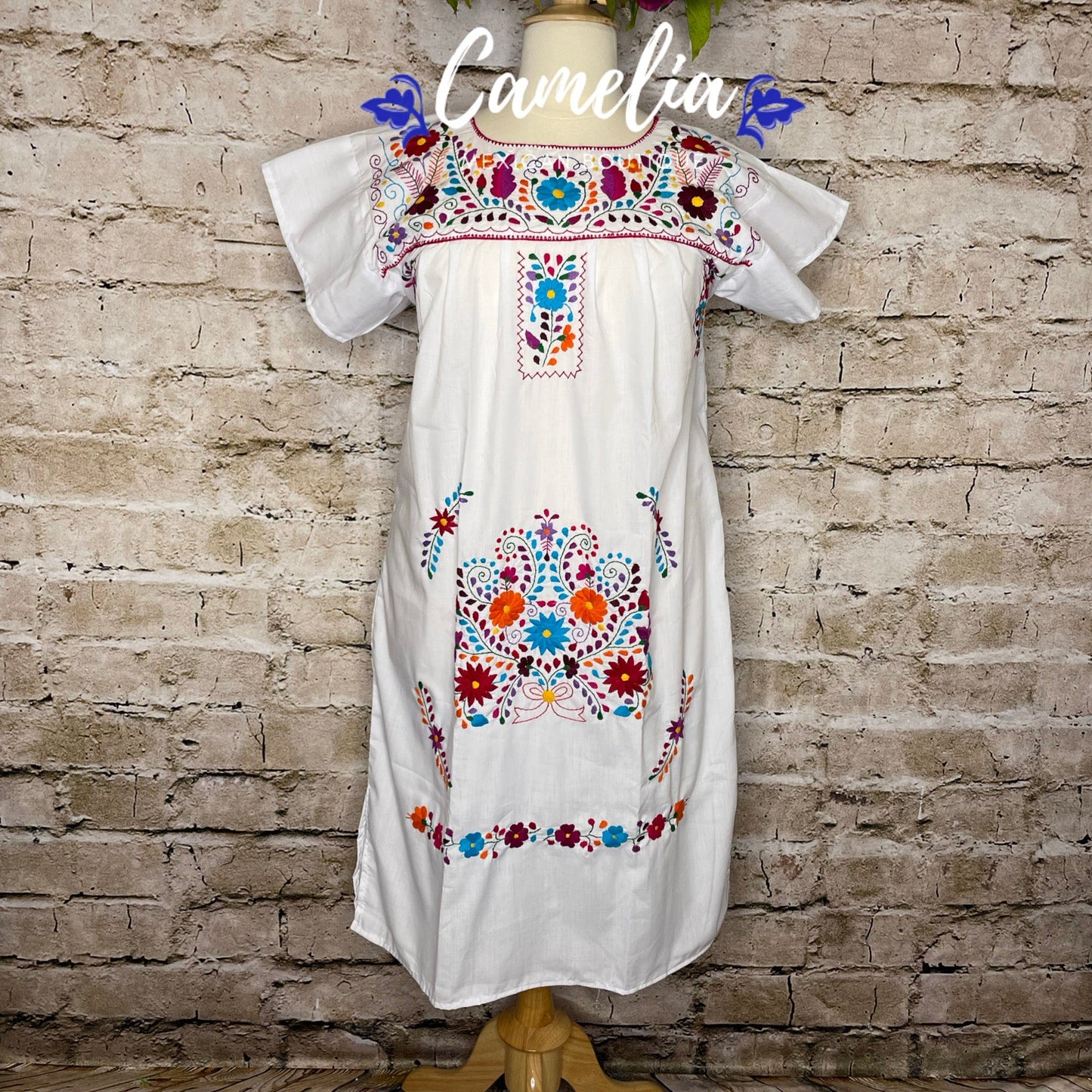 Puebla Dress for Women - Midi Length