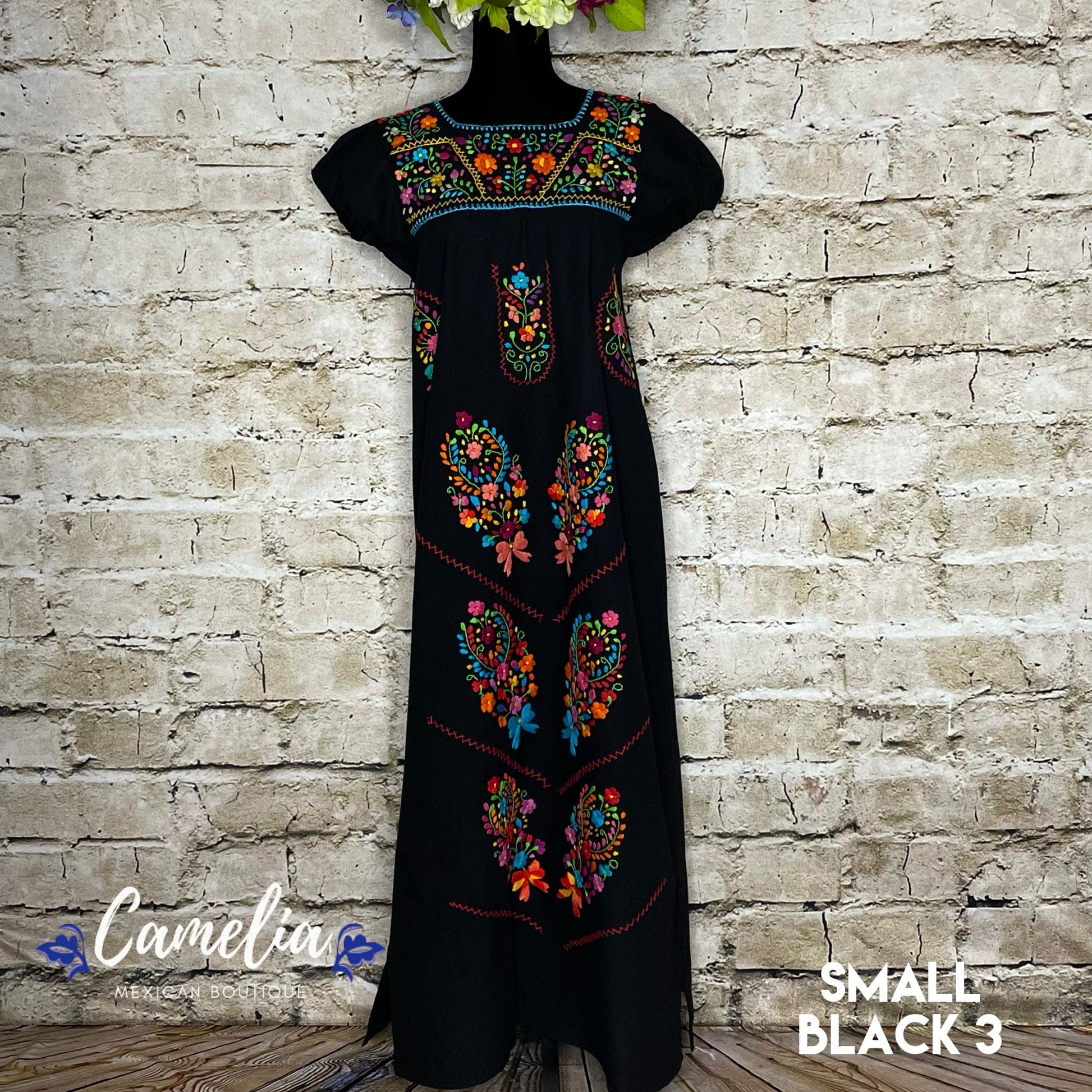 Puebla Maxi Mexican Dress