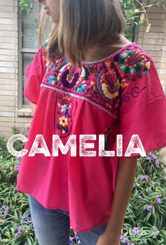 Puebla Mexican Blouse A-Line