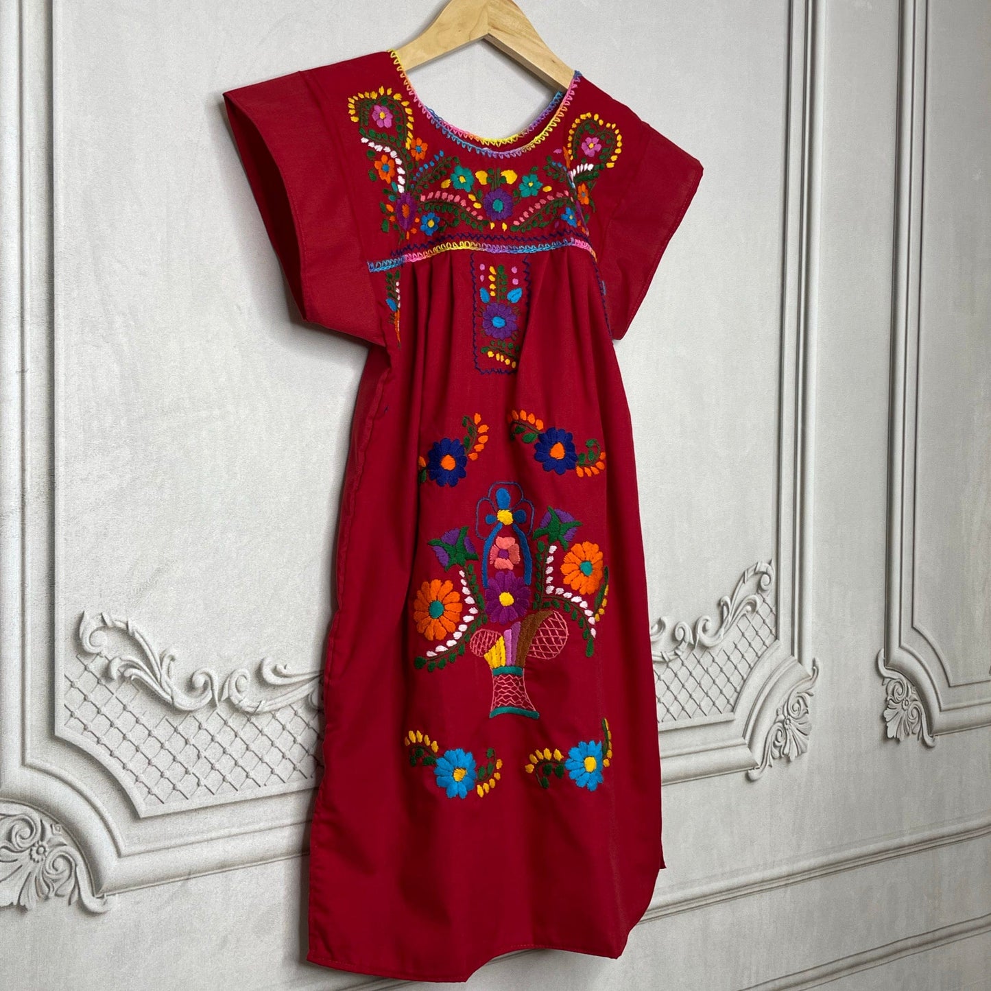 Puebla Mexican Dress for Girls