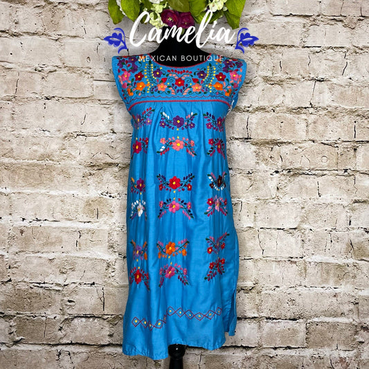 Puebla Sleeveless Dress for Girls Floral