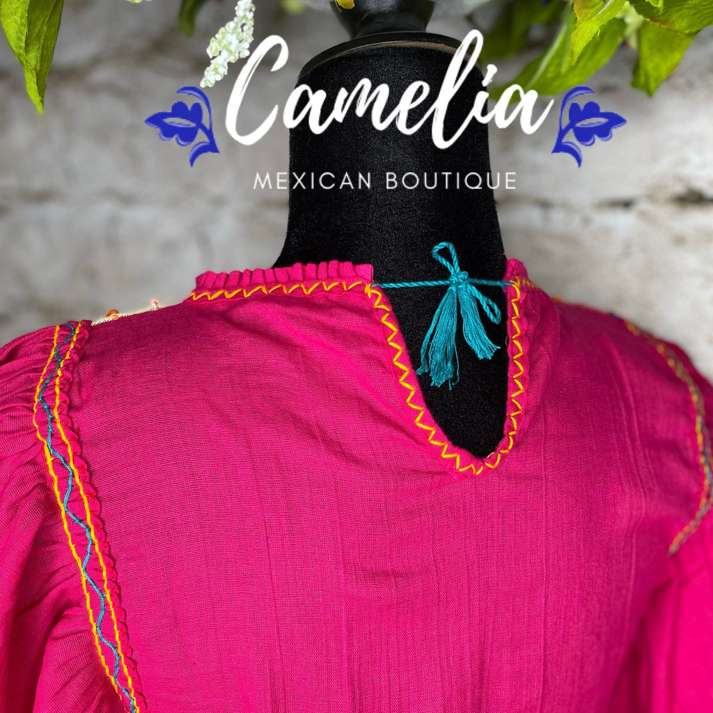 San Andres Elephant Sleeve Mexican Tunic