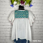 San Andres Elephant Sleeve Mexican Tunic