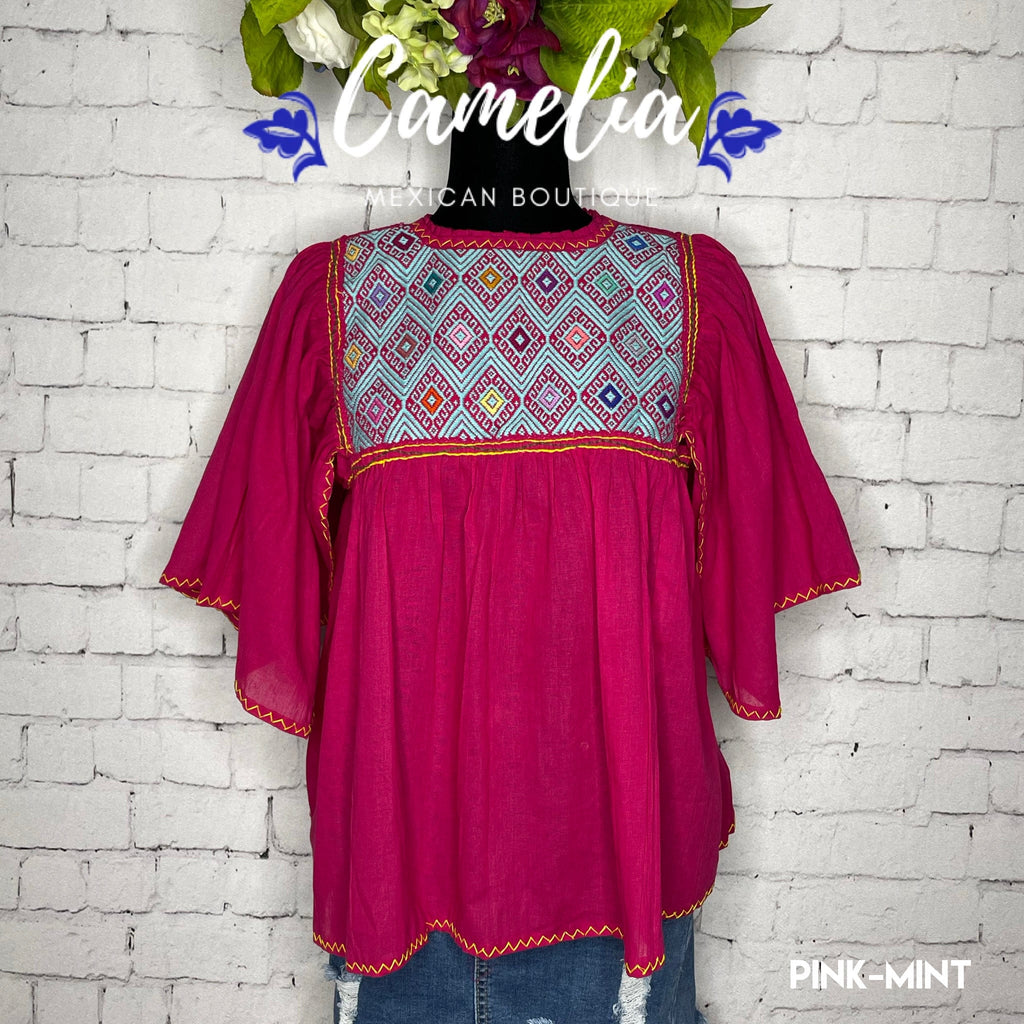 San Andres Elephant Sleeve Mexican Tunic