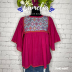 San Andres Elephant Sleeve Mexican Tunic