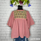 San Andres Elephant Sleeve Mexican Tunic