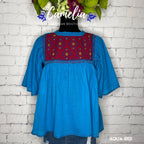 San Andres Elephant Sleeve Mexican Tunic