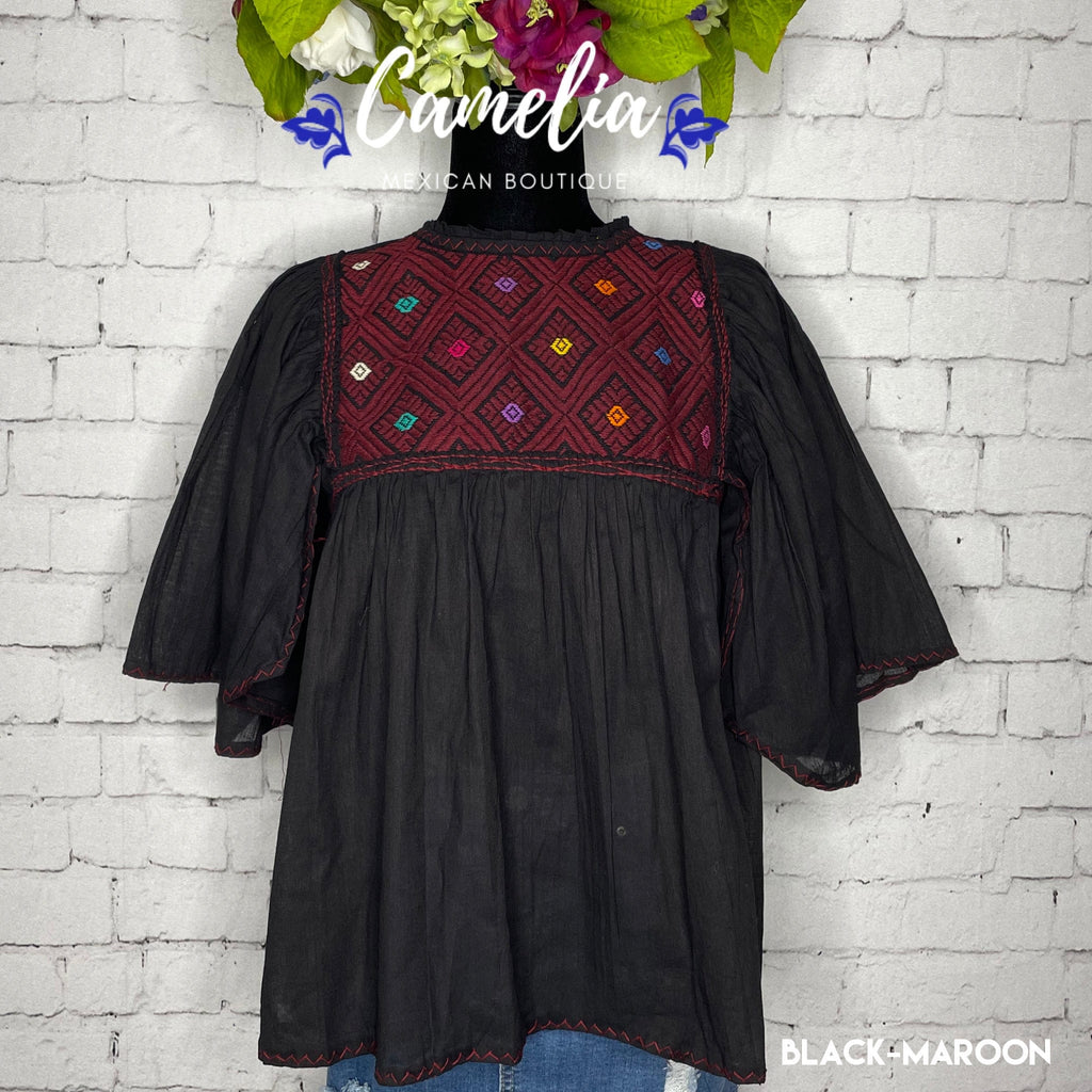 San Andres Elephant Sleeve Mexican Tunic