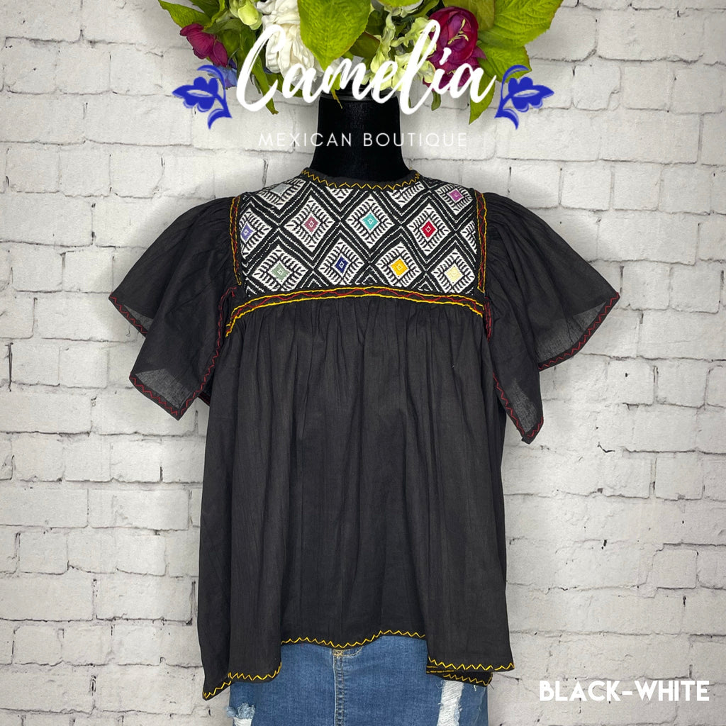 San Andres Elephant Sleeve Mexican Tunic