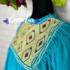 San Andres Elephant Sleeve Mexican Tunic