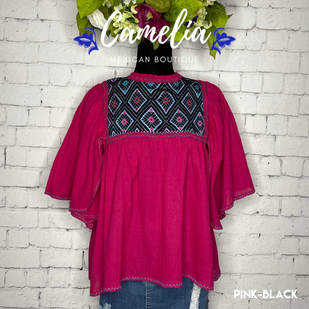 San Andres Elephant Sleeve Mexican Tunic