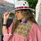 San Andres Elephant Sleeve Mexican Tunic