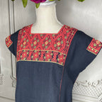 San Andres Huipil Dress - Mini