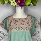 San Andres Huipil Dress - Mini