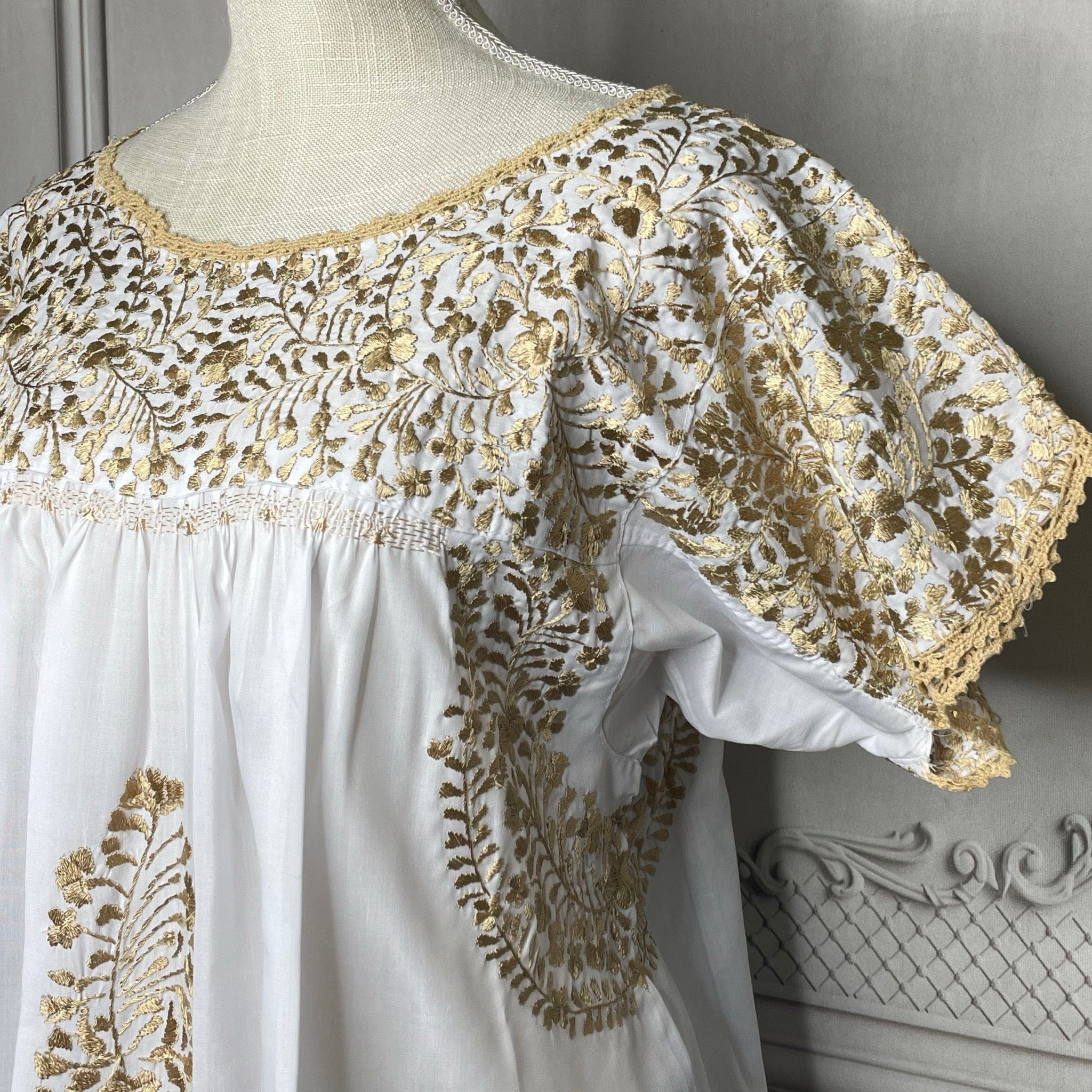 San Antonino Gala Blouse Short Sleeve - Silk