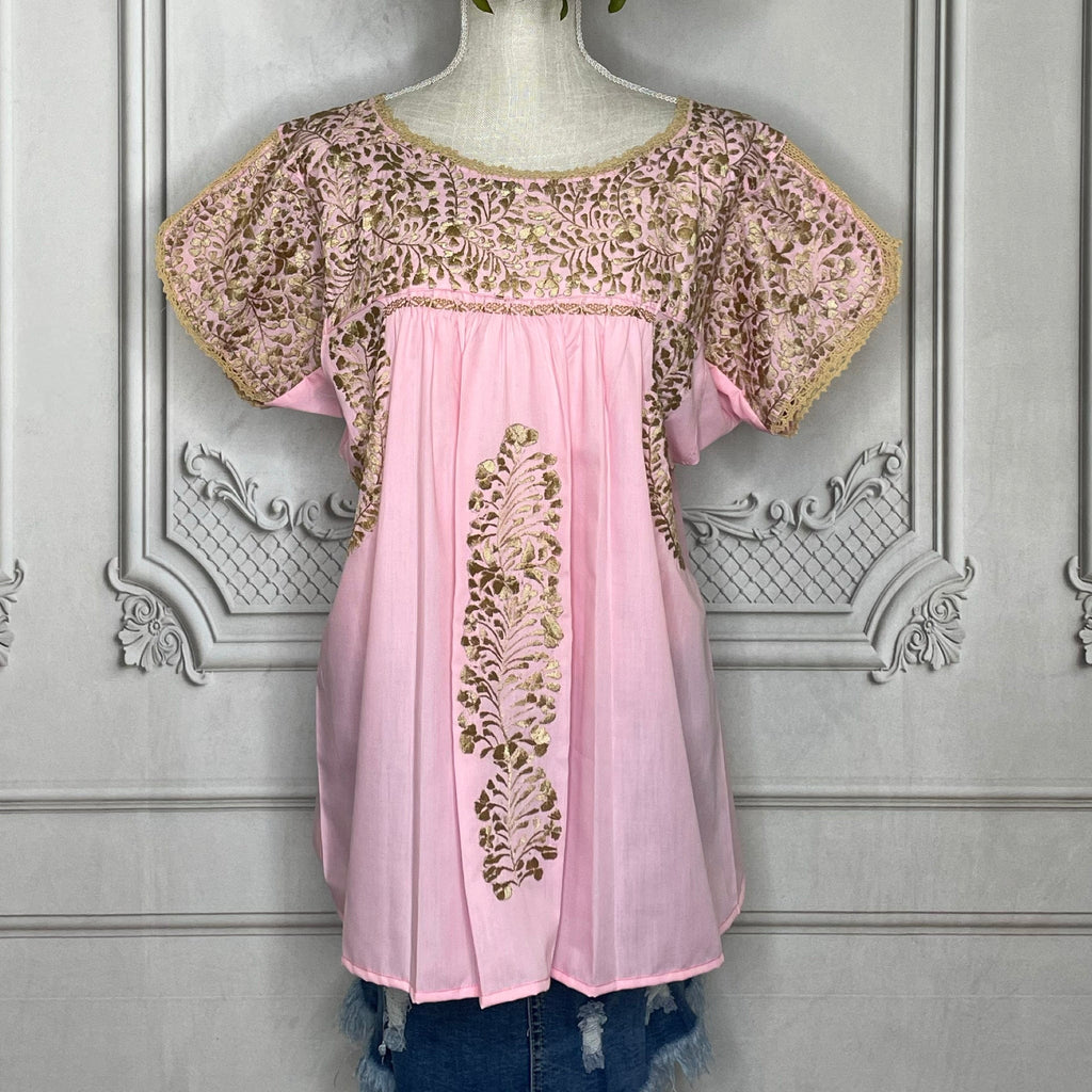 San Antonino Gala Blouse Short Sleeve - Silk