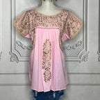 San Antonino Gala Blouse Short Sleeve - Silk