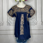 San Antonino Gala Blouse Short Sleeve - Silk