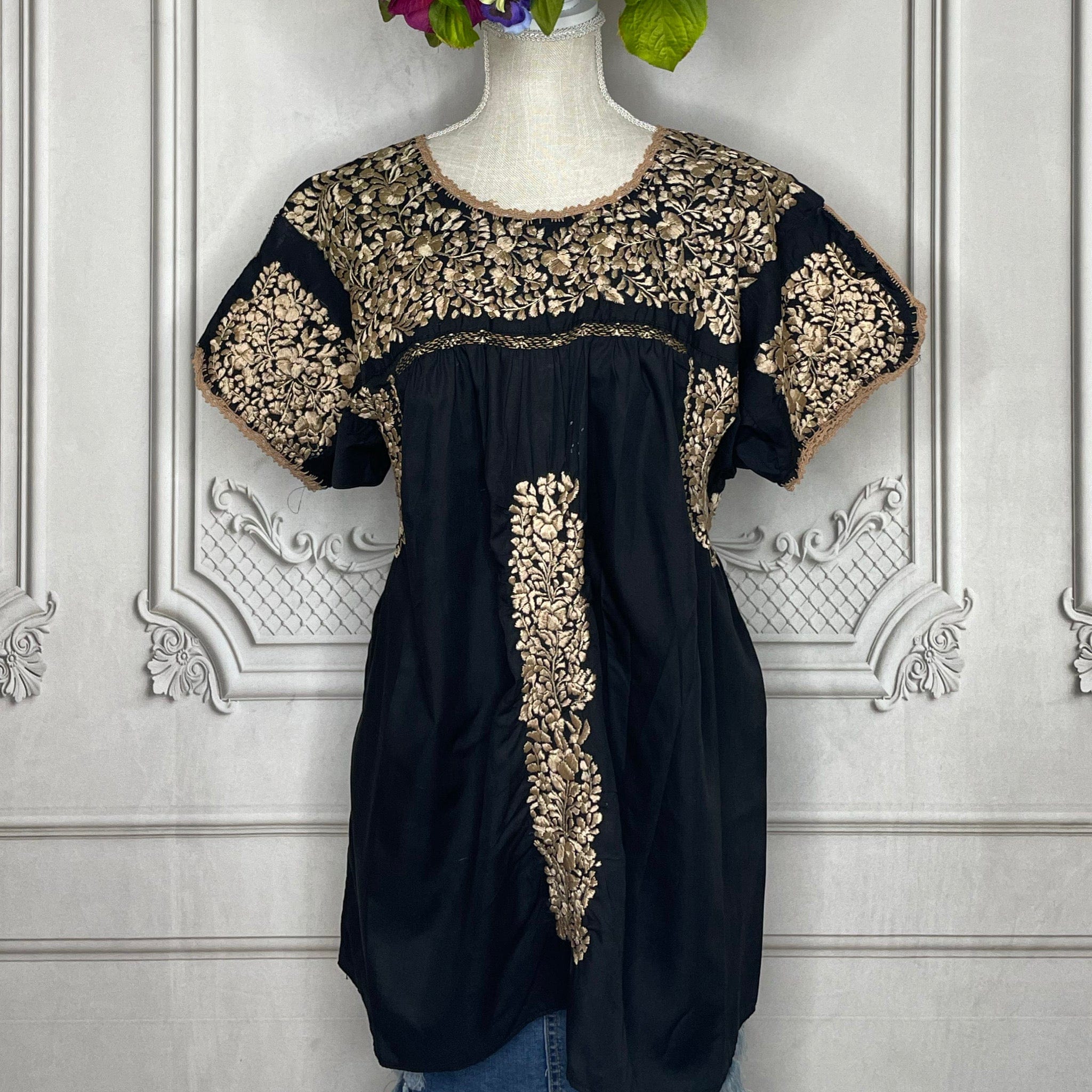 San Antonino Gala Blouse Short Sleeve - Silk