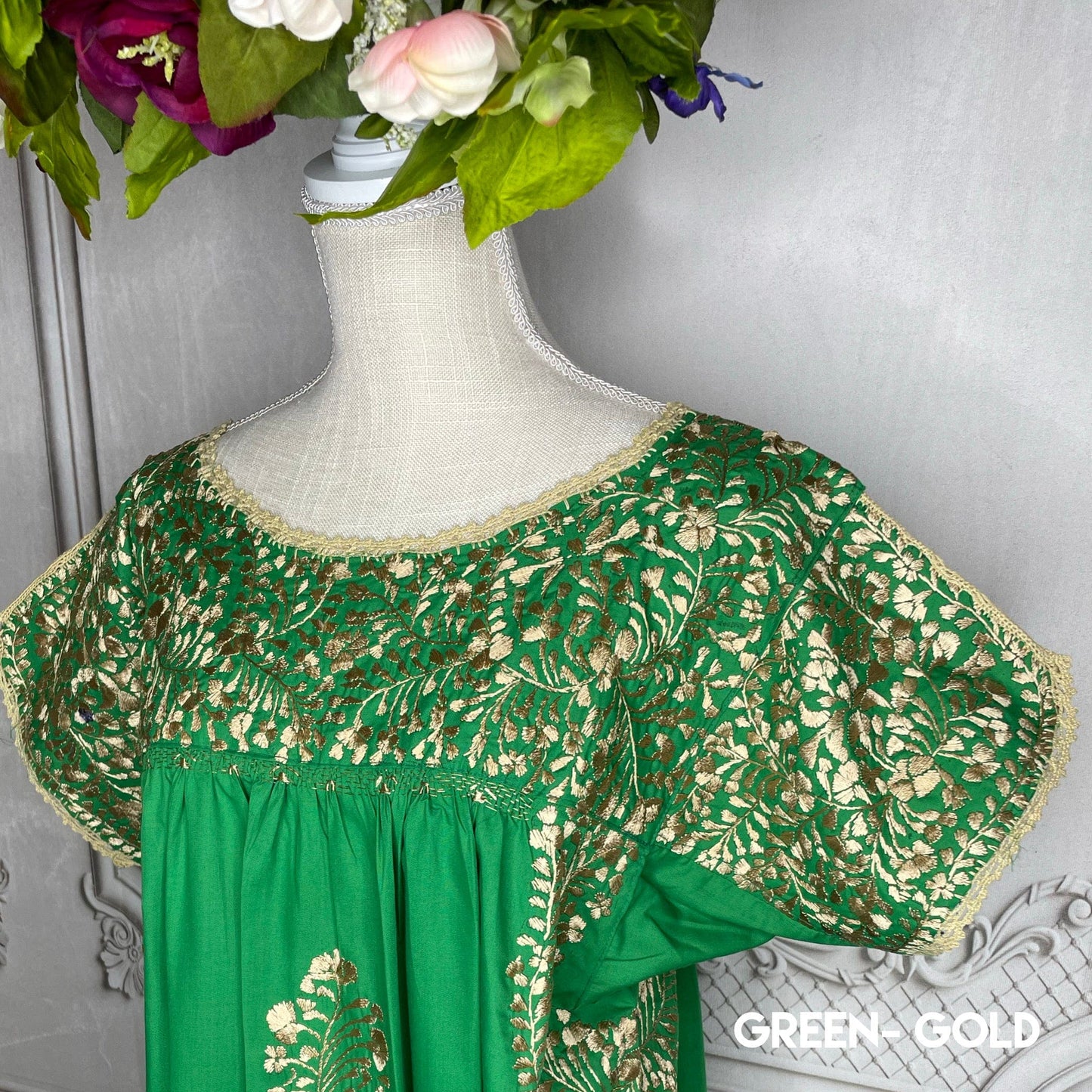 San Antonino Gala Mexican Dress Long