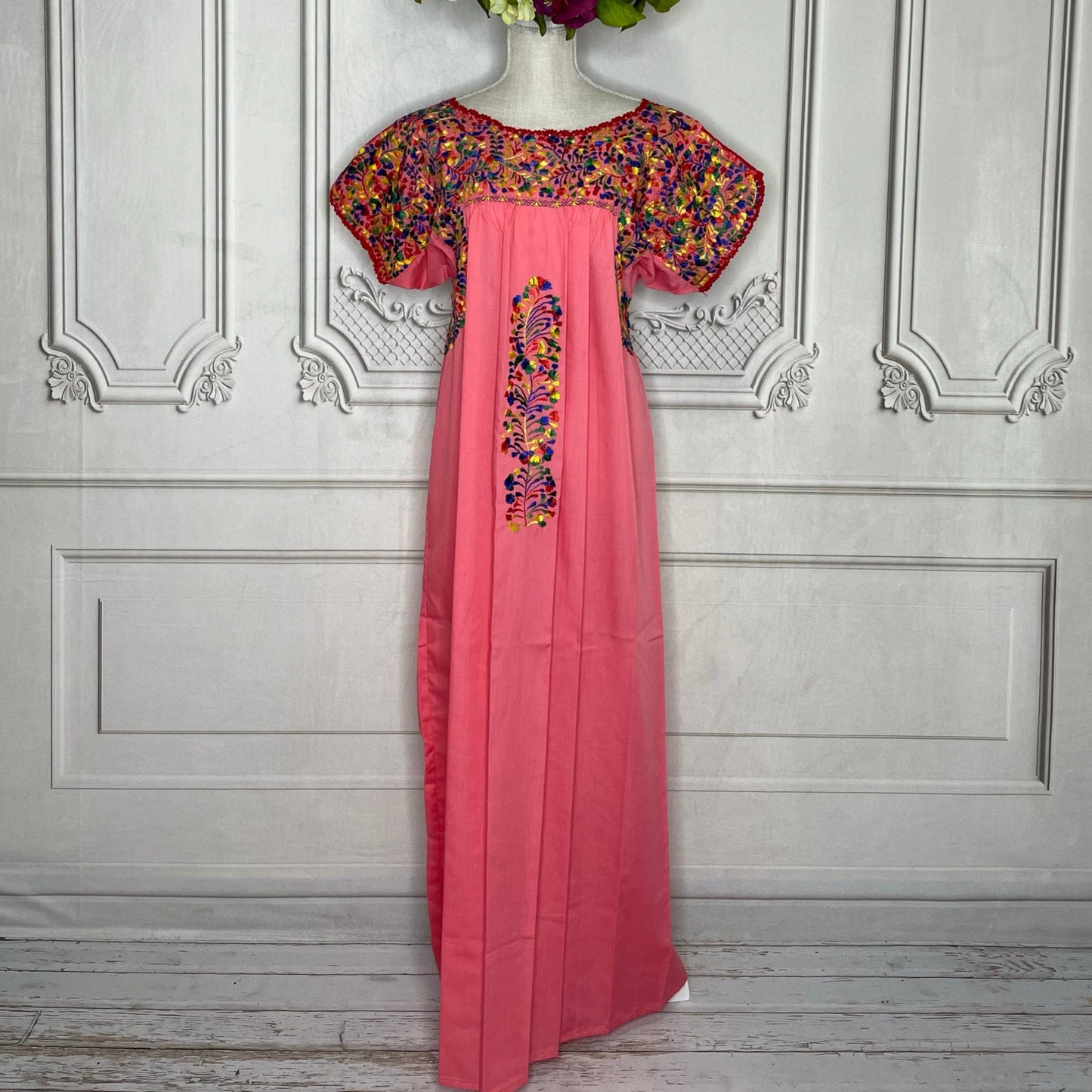 San Antonino Gala Mexican Dress Long