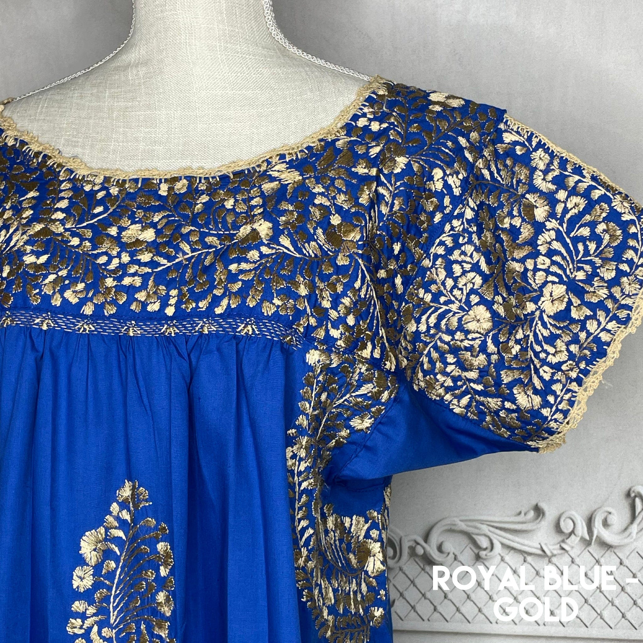 San Antonino Gala Mexican Dress Long