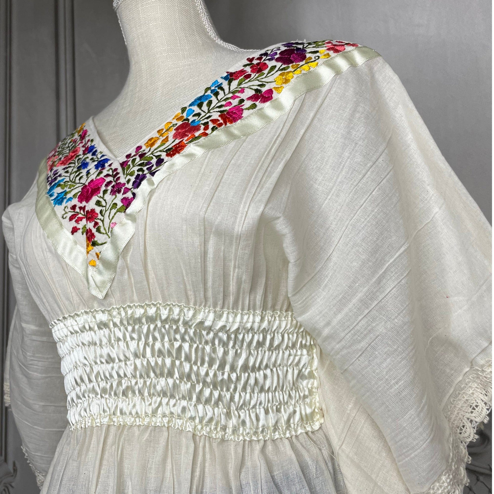 San Antonino Gauze Cover-Up - Butterfly Sleeve