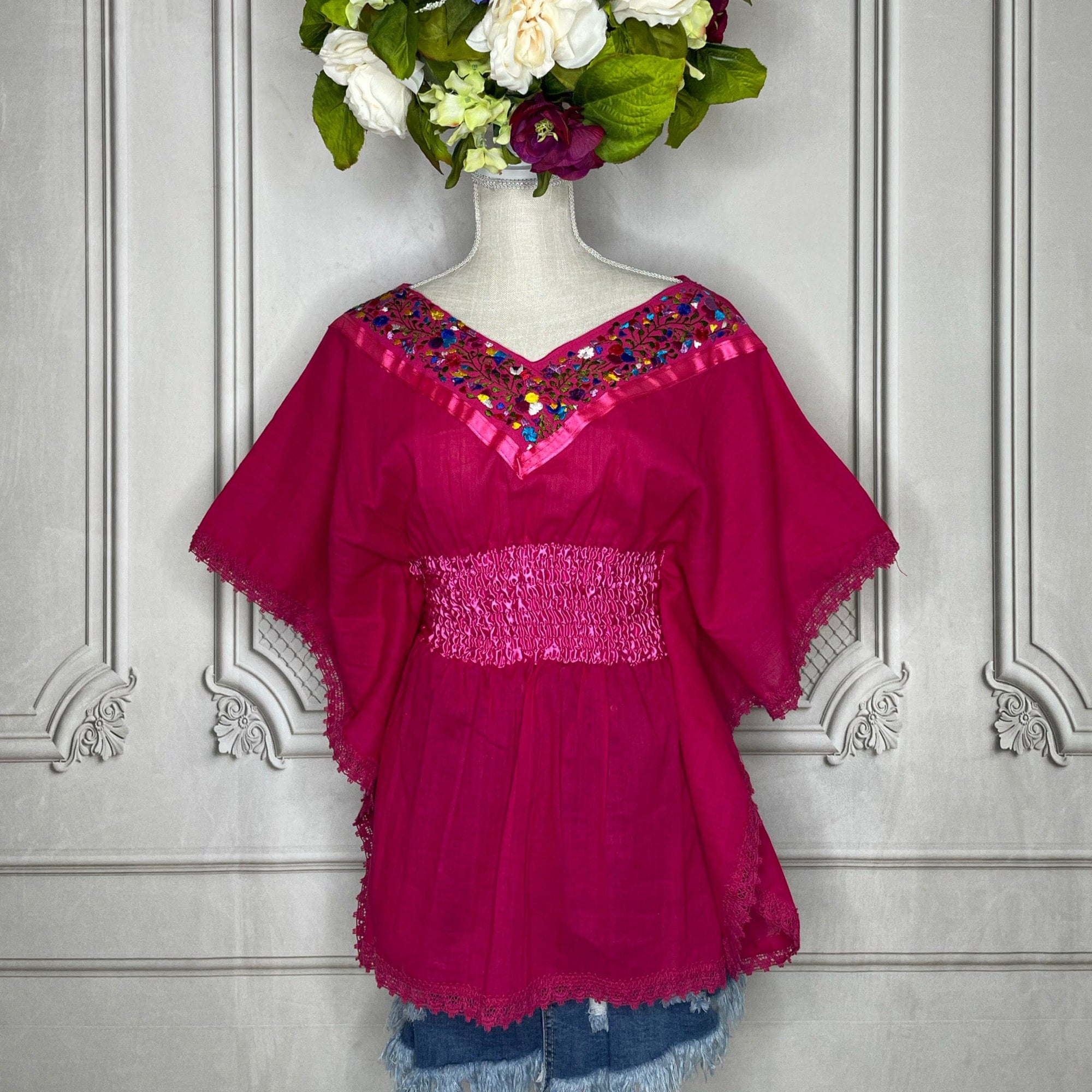 San Antonino Gauze Cover-Up - Butterfly Sleeve