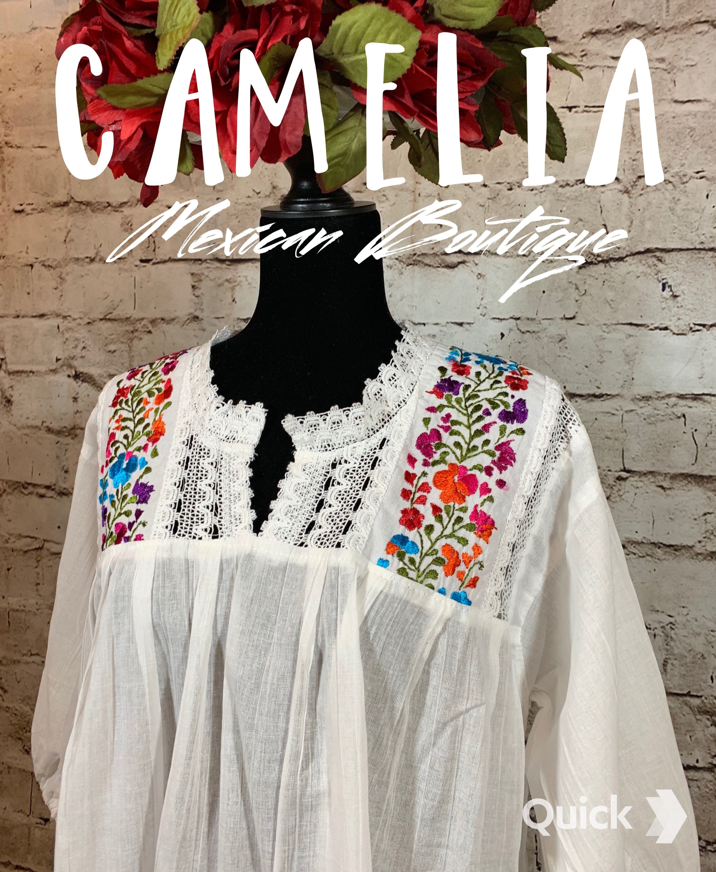 San Antonino Gauze Laced Blouse - 3/4 Sleeve