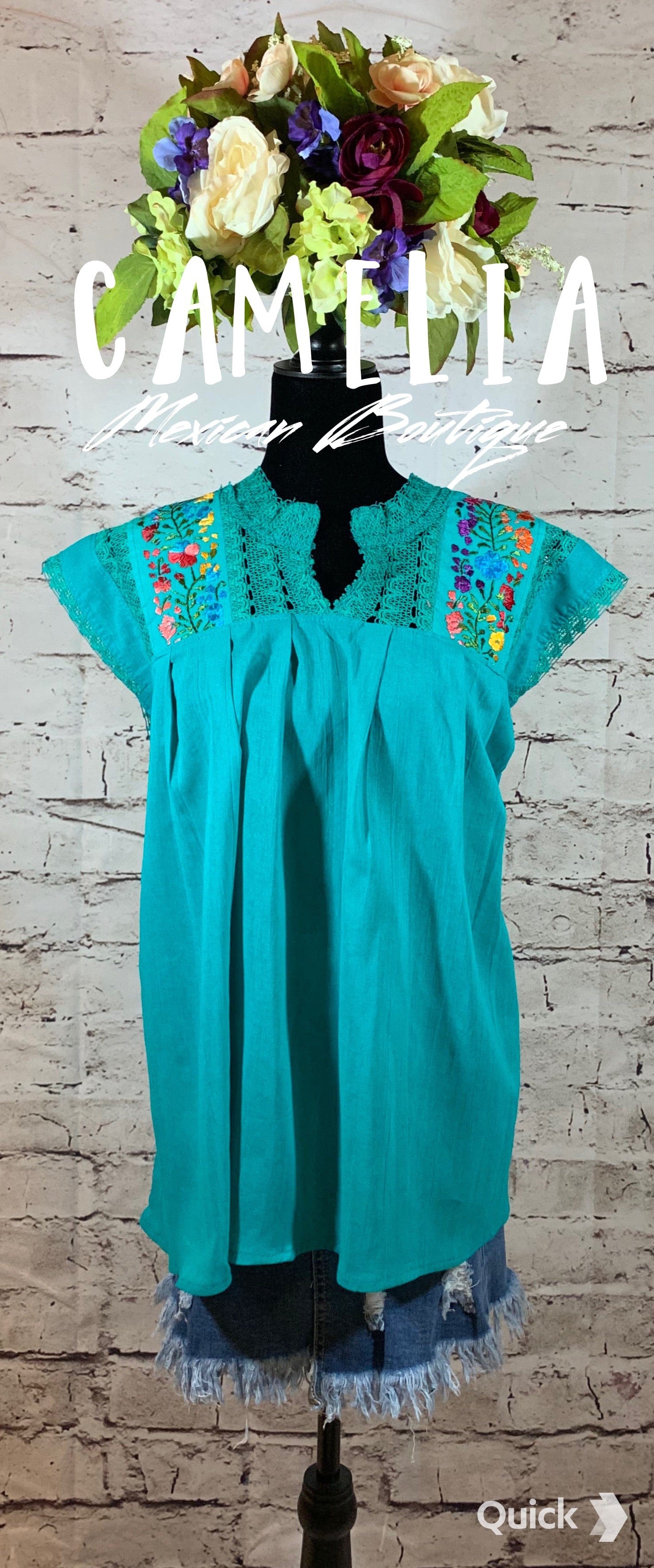 San Antonino Gauze Laced Blouse - Sleeveless