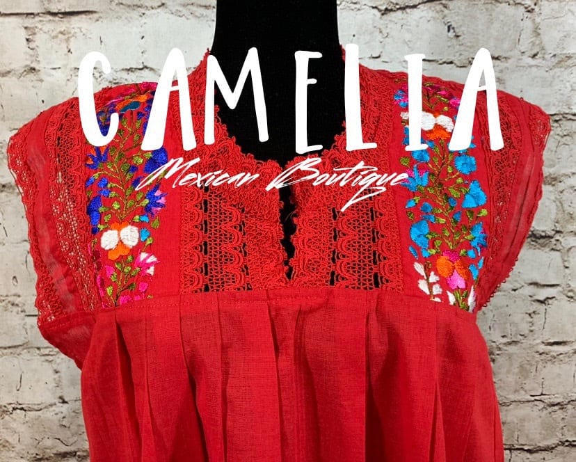 San Antonino Gauze Laced Blouse - Sleeveless