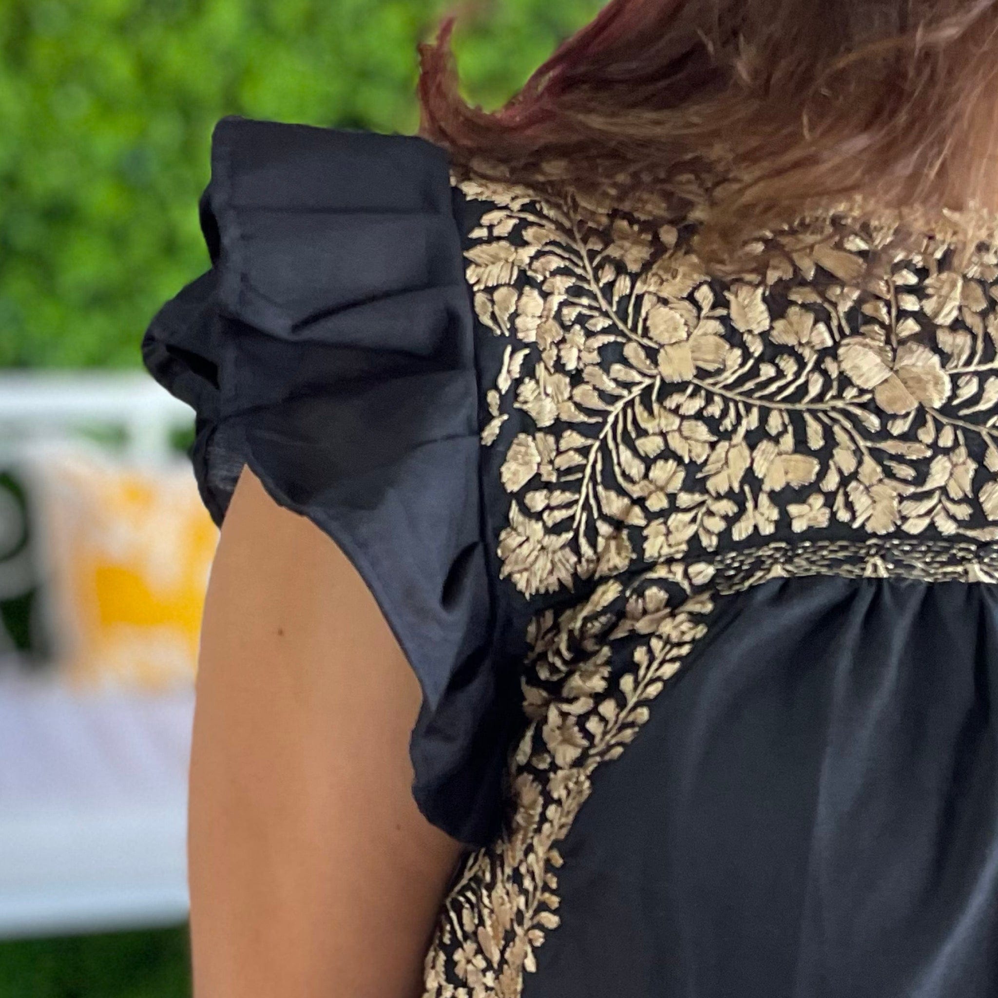 San Antonino Mexican Dress Short - Butterfly Sleeve