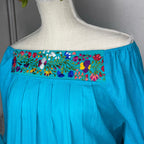 San Antonino  Off Shoulder Blouse - 3/4 Sleeve Gauze