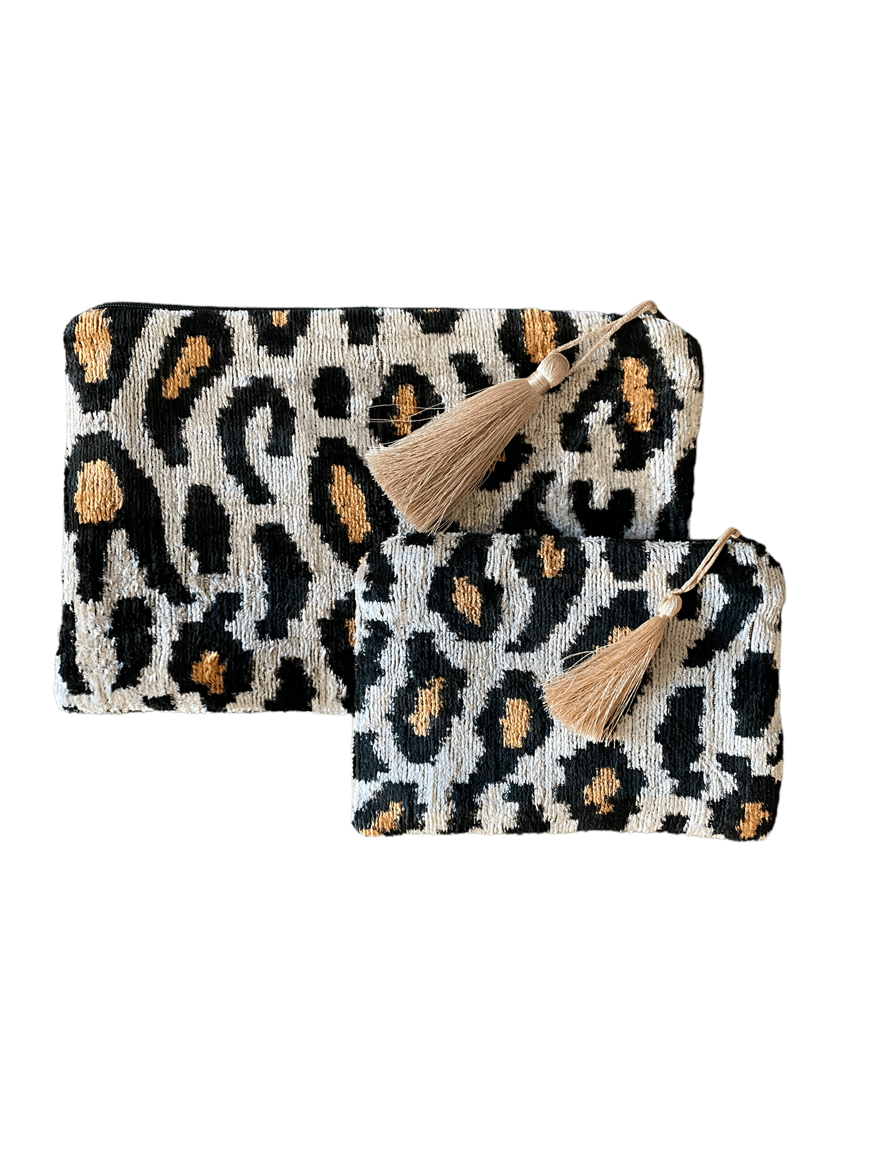 Silk Velvet Ikat Clutch/Pouch