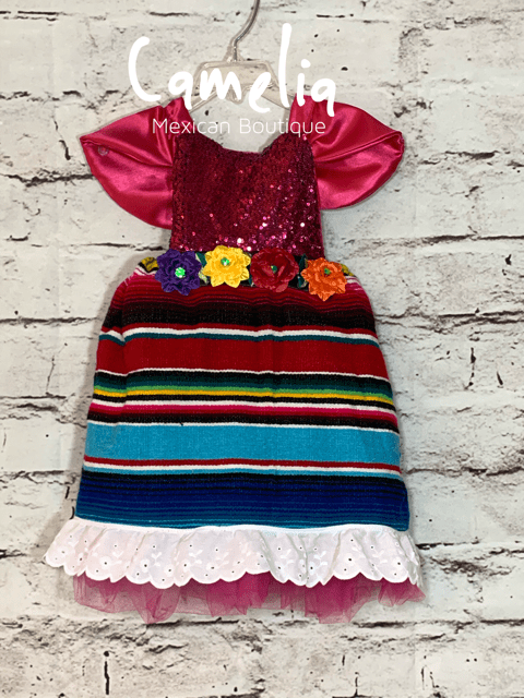 Sparkle Girl Mexican Dress