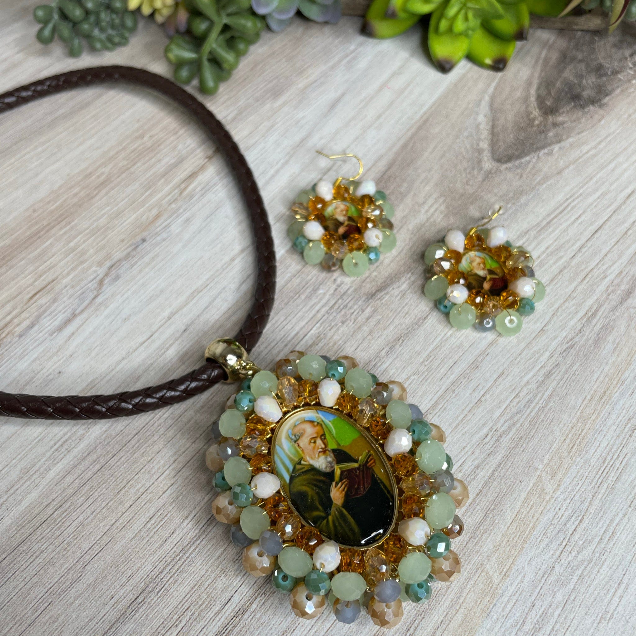 St. Benedict Necklace Set - Large