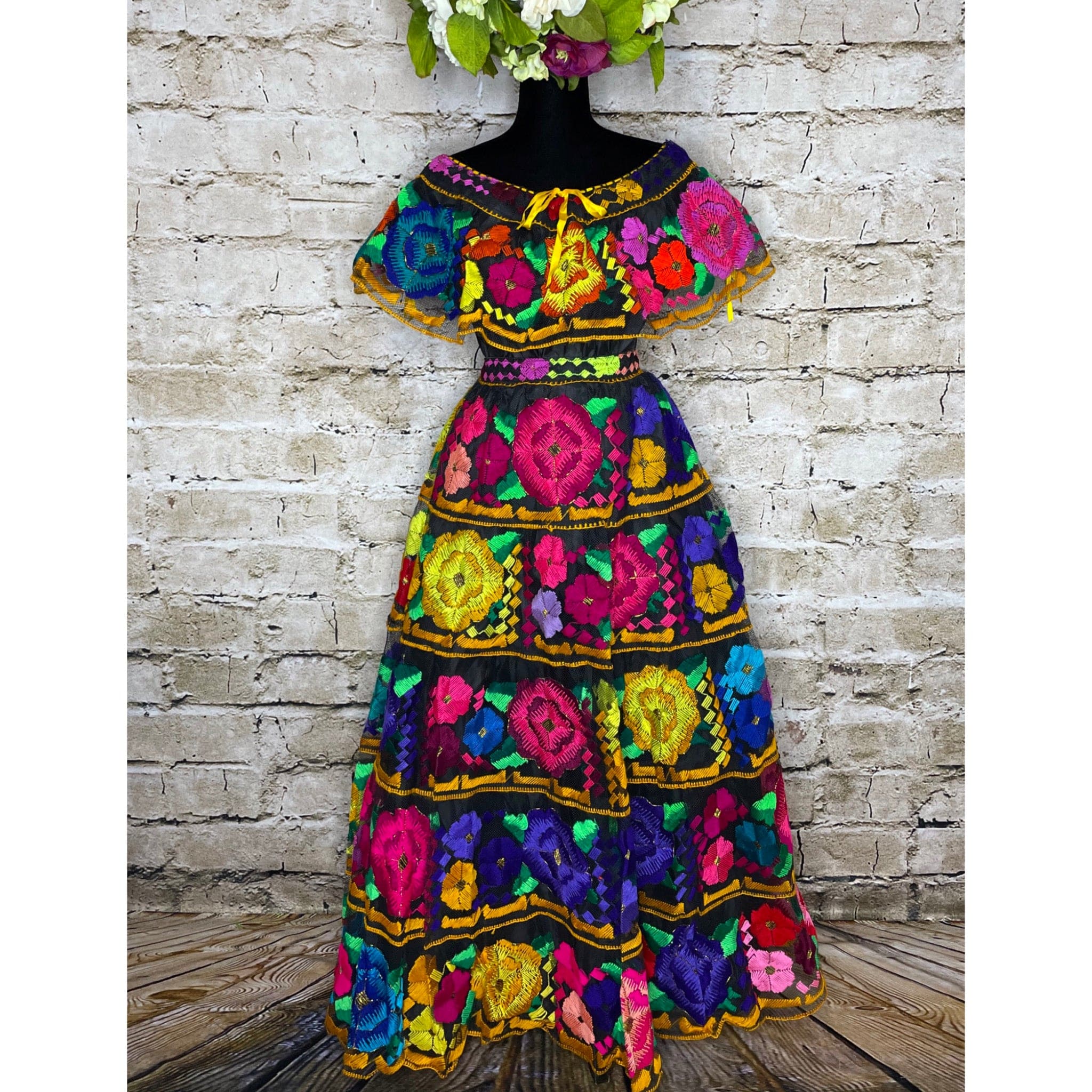 Traditional Chiapas Dress - Adult – Camelia Mexican Boutique